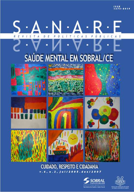 					Visualizar v. 6 n. 2 (2007): SANARE - Saúde Mental em Sobral/CE
				